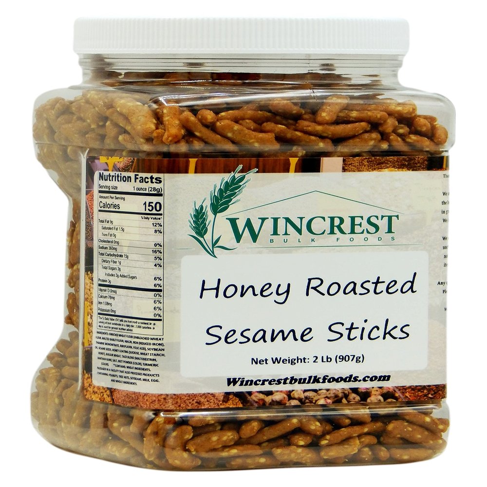 Honey Roasted Sesame Sticks - 2 Lb Tub