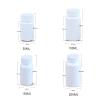 4PCS Empty Medicine Pill Bottle White Plastic Vials with Screw Cap Liquid Solid Powder Capsules Case Pill Tablet Holder Box Storage Container Reagent Bottle Travel Jar Pot (200ML) view 2