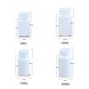 4PCS Empty Medicine Pill Organizer Plastic Medicine Pill Bottles Reagent Bottle Liquid Solid Powder Capsules Case Pill Chemical Containers with Screw Cap view 4