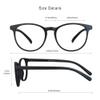 VisionGlobal Blue Light Blocking Glasses for Women, Anti Eyestrain, Computer Reading, TV Glasses, Stylish Oval Frame, Anti Glare (Black, +1.00 Magnification) view 3