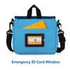 CURMIO Epipen Carrying Case, Insulated Medicine Supplies Bag with Shoulder Strap for 2 EpiPens, Auvi-Q, Spacer, Vials, Asthma Inhaler, Allergy Medicine Travel Bag, Blue view 4