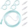 10PCS Adult Soft Nasal Cannula, 7 FT Nasal Tubing for Oxygen, Included 5PCS Nasal Cannula Oxygen Tubing and 5PCS Tubing Connectors - Standard Connector view 1