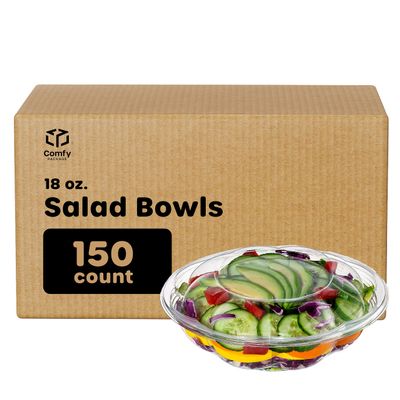 GUSTO [Case of 150 salad bowls (Formerly Comfy Package) (18 oz.)