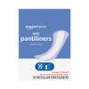 Amazon Basics Daily Pantiliner, Regular Length, Thin Absorbent Feminine Pads for Women, Unscented, 50 Count (Previously Solimo) view 1