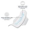 Amazon Basics Thick Feminine Maxi Pads with Flexi-Wings for Periods - Long Length, Super Absorbency, Unscented, Size 2, 128 Count (4 Packs of 32) view 4