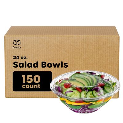 GUSTO [Case of 150 salad bowls (Formerly Comfy Package) (24 oz.)