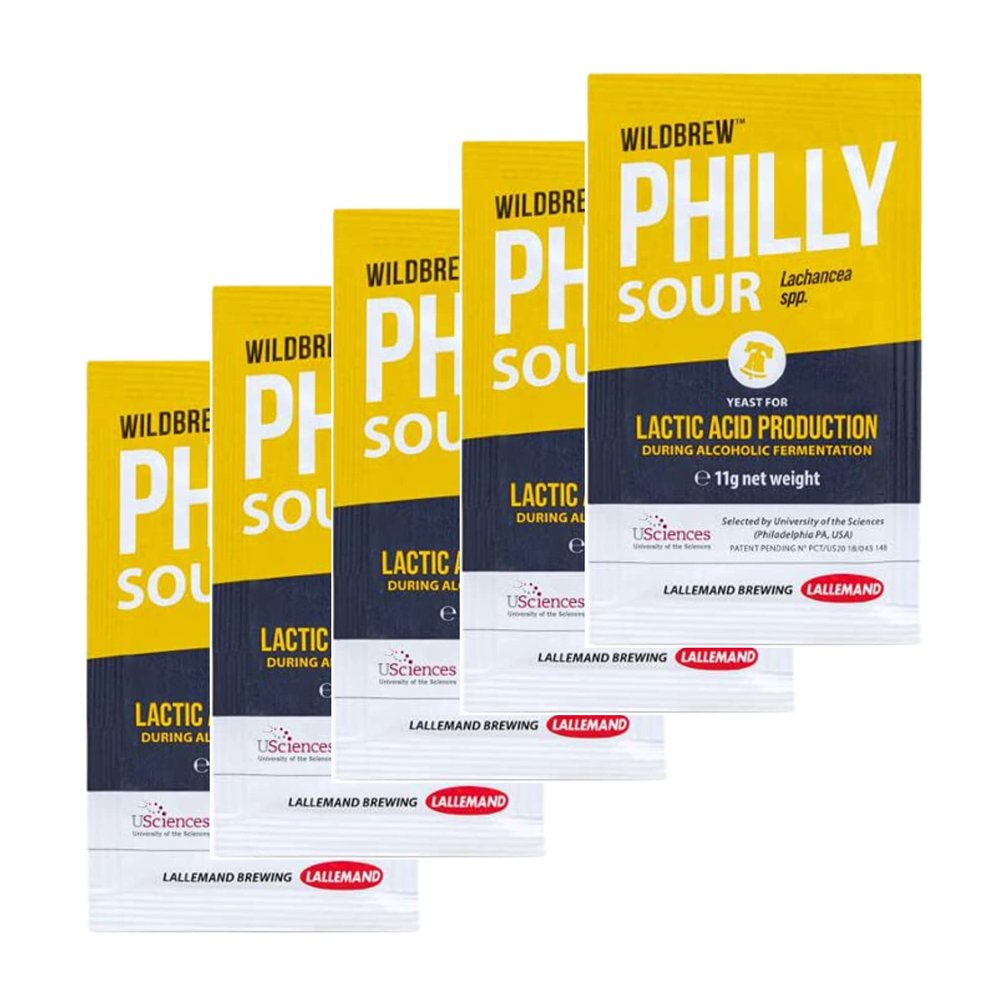 WildBrew Philly Sour Yeast (Lallemand) - 11 g (Pack of 5)