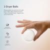 Dirty Labs | 100% New Zealand Wool Dryer Balls | 3 Balls | Shorten Drying Time | Reduce Static & Wrinkles | Dryer Sheet & Fabric Softener Alternative view 3