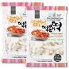 Korean Rice Cake Tteokbokki Stick  2 Pack (3 Individual Package X 2 Pack) Vegan, Non-GMO, Gluten Free, Tteok Rice Cakes Food Pasta 21.16 oz Per Pack view 1
