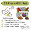 Tea And Cookie Lovers Gift Set Basket Box Care Package With Honey Sticks And White Bistro Mug Thinking Of You, Get Well Soon, Birthday Ideas For Women, Men, Family And Friends view 2