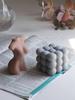 Brighter Sky Bubble Candle Body Candle Set, Aesthetic, Bubble Cube Candle, Premium Natural Wax, Gift for Her, Decorative, Rose & Eucalyptus Scented view 1