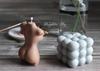 Brighter Sky Bubble Candle Body Candle Set, Aesthetic, Bubble Cube Candle, Premium Natural Wax, Gift for Her, Decorative, Rose & Eucalyptus Scented view 4