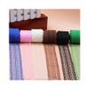 10Meters/Roll 4.5cm Colorful Non Stretchy Lace Trimming for Wedding Box Wrapping Lace Ribbons,Rose Red view 4