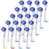 Replacement Brush Heads Compatible with OralB Braun- Pack of 20 Professional Electric Toothbrush Heads- Precision Refills for Oral-b 7000, Clean, Oral B Pro 1000, 9600, 500, 3000, 8000, Vitality Plus! view 1