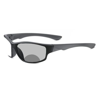 2021 Transition Photochromic Bifocal Reading Glasses for Men Women, Sun protection Outdoor Sports Presbyopia Sunglasses reader (black, 0 magnification)