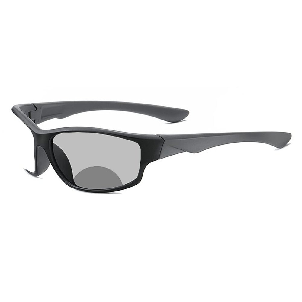 2021 Transition Photochromic Bifocal Reading Glasses for Men Women, Sun protection Outdoor Sports Presbyopia Sunglasses reader (black, 0 magnification)