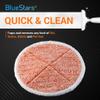 BlueStars 8 Pack Spinwave Replacement Mop Pads Compatible with Bissell Spinwave 2124 2039A 2039 2307 23157 20391 20399 Hard Floor Mop Cleaners - 8 Heavy Scrub Pads (Orange) - Washable & Reusable view 2