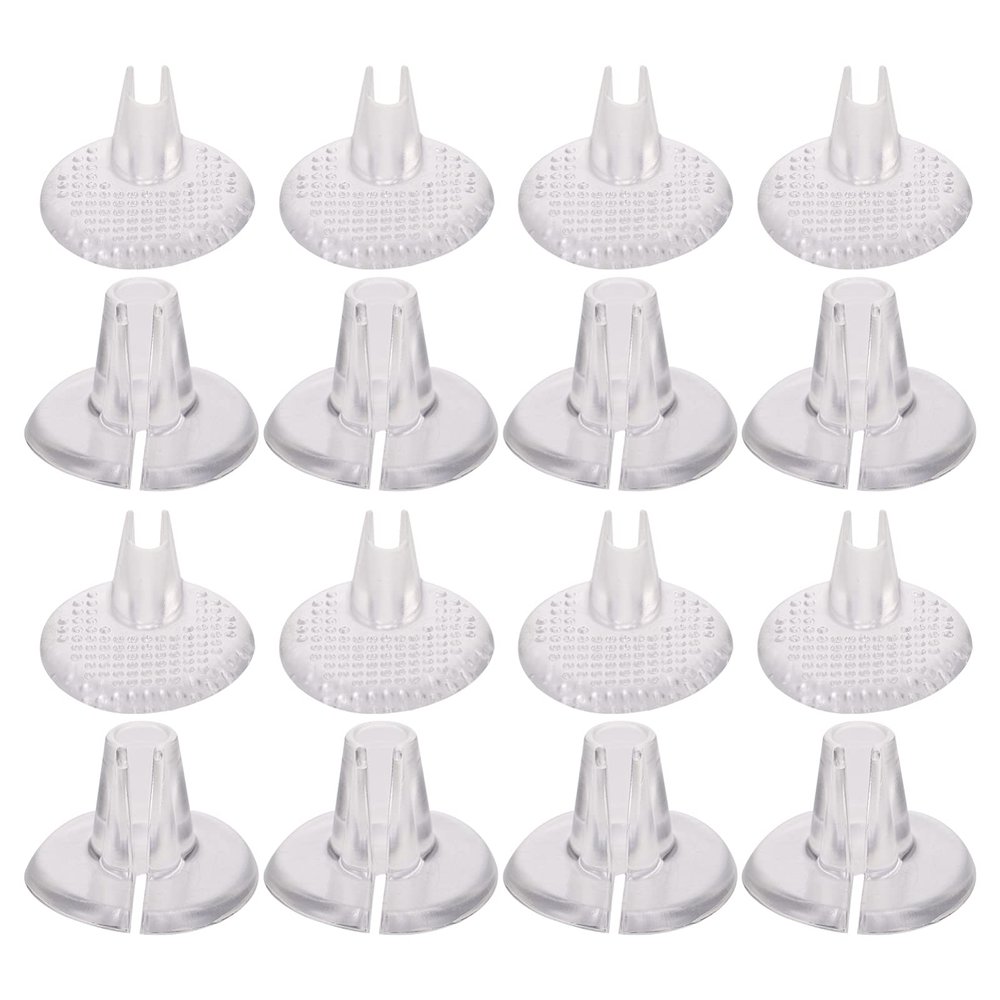 16Pcs Foot Stickers Protective Heel Stickers Transparent Heel Stickers Toe Gel Pads Anti-Slip Stickers Pu Protective Feet Pads Heel Protectors Gel Toe Guards Cushions Heel Pastes