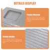 DOITOOL Plastic Washboard Hand Washing Board Grey Underwear Wash Board Hand Washing Clothes Tool for Manual Clothing Laundry Cleaning Tool view 3
