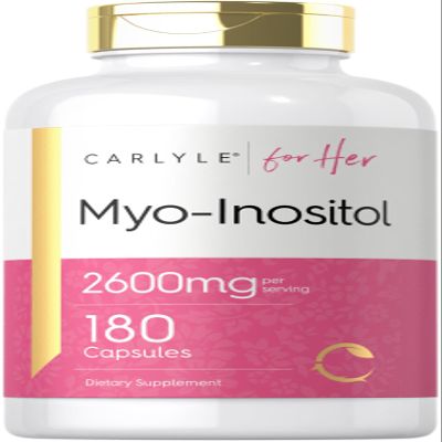 Carlyle Myo-Inositol 2600mg | 180 Capsules | Extra Strength Supplement | Non-GMO, Gluten Free