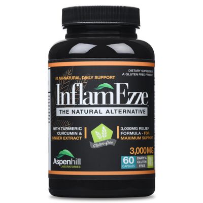 AspenHill - InflamEzze Complex 3000mg Strength - 60 Capsules