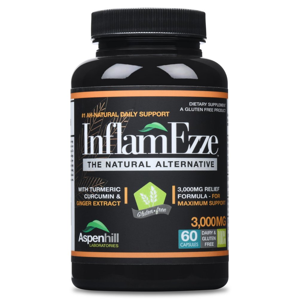 AspenHill - InflamEzze Complex 3000mg Strength - 60 Capsules