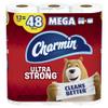 Charmin Ultra Strong Toilet Paper, 12 Mega Rolls = 48 Regular Rolls, 12 Count view 1