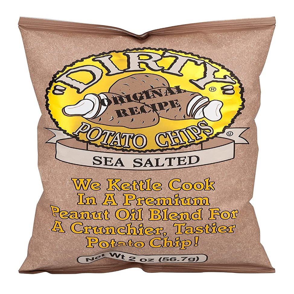 Dirty Kettle Potato Chip Sea Salted 2 Oz (Pack of 5)