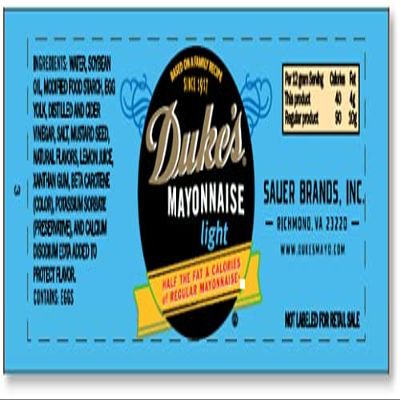 Duke's Light Mayonnaise Portion Control Packets