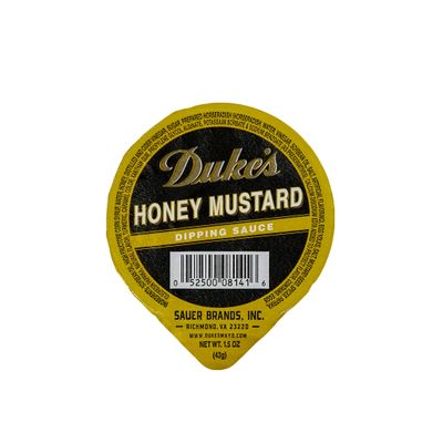 Duke's Honey Mustard Dipping Sauce Portion Control Cups