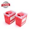 Alcedo Sharps Container for Home and Professional Use 2 Quart (3-Pack), Biohazard Needle and Syringe Disposal, Medical Grade view 4