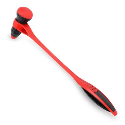 Agatige Body Massage Hammer, Multifunctional Silicone Elastically Bendable Body Acupoints Massager Massor Handheld Plastic Massor Relaxing Tool for Relieve Body Stress(Red + Black)