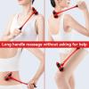 Agatige Body Massage Hammer, Multifunctional Silicone Elastically Bendable Body Acupoints Massager Massor Handheld Plastic Massor Relaxing Tool for Relieve Body Stress(Red + Black) view 3