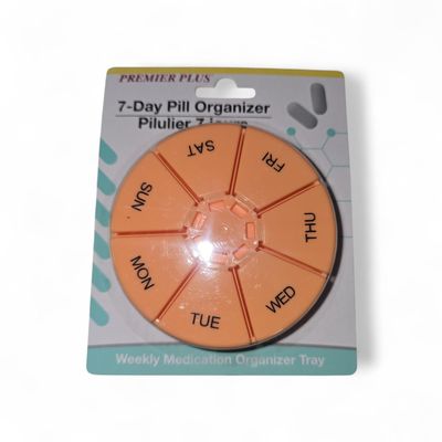 7 - Day Pill Organizer (Blue, Green, Clear)