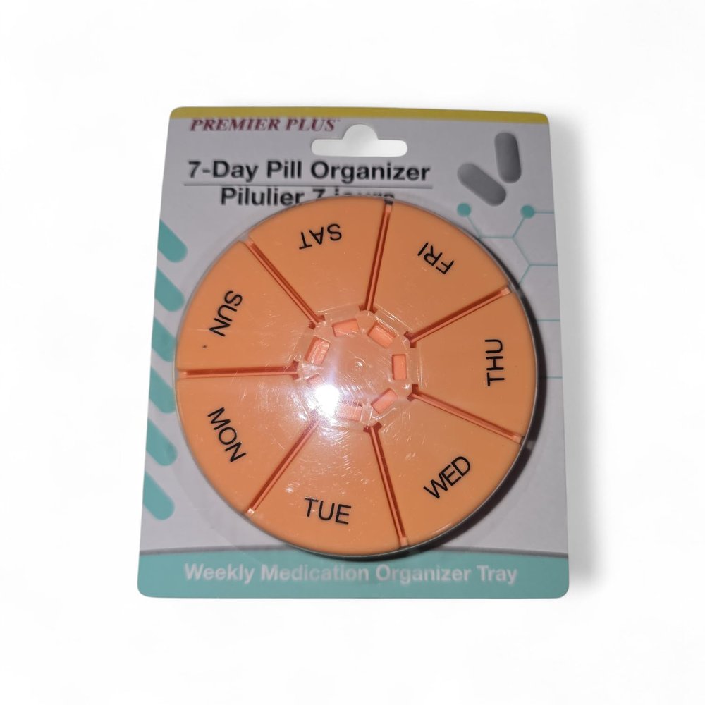 7 - Day Pill Organizer (Blue, Green, Clear)
