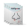 Nampons Nosebleed Stoppers - 24 Nose Bleed Plugs with Clotting Agent to Stop Nosebleeds Fast. Perfect First Aid Item Trusted by Doctors and Hospitals. Safe and Effective for Teens, Adults, Seniors view 1
