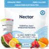 Nectar Hydration Packets - Electrolytes Powder Packets - Sugar Free & 0 Calorie - Organic Fruit Liquid Daily IV Electrolytes Powder for Dehydration Relief and Rehydration (Variety 30 Pack) view 1