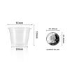 300 Count-1oz Plastic Shot Glasses Mini Disposable Cups Perfect Container for Jello Shots, Condiments, Tasting, Sauce, Dipping, Samples view 2
