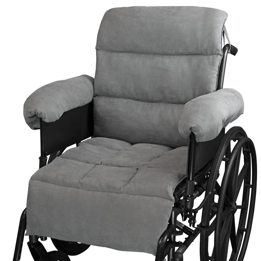 Vive Wheelchair Seat Cushion - Comfortable Back Pressure, Pain Relief - for Desk, Office, Car, Gaming Chair - Large, Soft Non-Slip Pillow for Coccyx - Folding Lower Tailbone Support (FSA/HSA Approved)