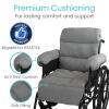 Vive Wheelchair Seat Cushion - Comfortable Back Pressure, Pain Relief - for Desk, Office, Car, Gaming Chair - Large, Soft Non-Slip Pillow for Coccyx - Folding Lower Tailbone Support (FSA/HSA Approved) view 2