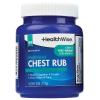 HealthWise Medicated Chest Rub | Cough suppressant | Relieves Nasal Congestion | Relieves Minor Aches and Pains | 4 oz. view 1