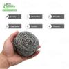 EcoQuality Stainless Steel Sponges Scourer, Steel Wool Scrubber, Scrubbing Scouring Pad for Pots, Pans and Ovens Great for Kitchen, Bathroom, Outdoors by EcoQuality (144) view 2