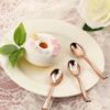 120 Piece Gold Disposable Mini Plastic Spoons 4.5" - Great for Desserts, Sampling, or Appetizers view 3