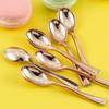 120 Piece Gold Disposable Mini Plastic Spoons 4.5" - Great for Desserts, Sampling, or Appetizers view 4