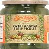 SECHLERS PICKLE CANDIED SWT ORNG STRIP-16 OZ -Pack of 6 view 1