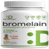 Bromelain Supplement 2,000mg Per Serving, 240 Capsules  Natural Proteolytic Enzymes from Fresh Pineapple  Supports Nutrient Digestion view 1