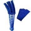 AKOAK Window Blinds Cleaning Brush, Fan Blade Cleaner, Ultra-fine Fiber Tube Sleeve, for Shutter, Vents, Air Conditioners, Disassembly and Washable Pack of 1 (Deep Blue) view 1