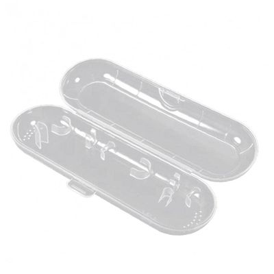 Ayrsjcl 1pc Portable Electric Toothbrush Box Plastic Travel Toothbrush Case Protective Toothbrush Holder Cover Transparent