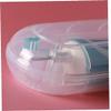 Ayrsjcl 1pc Portable Electric Toothbrush Box Plastic Travel Toothbrush Case Protective Toothbrush Holder Cover Transparent view 3