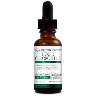 Approved Science Liquid Chlorophyll - 2 fl. Oz. - 60 mg ChloroAbsorb - Mulberry Leaf Extract - Energize The Body - Digestive and Immune Support - Natural Deodorant and Detox - Vegan - Made in The USA